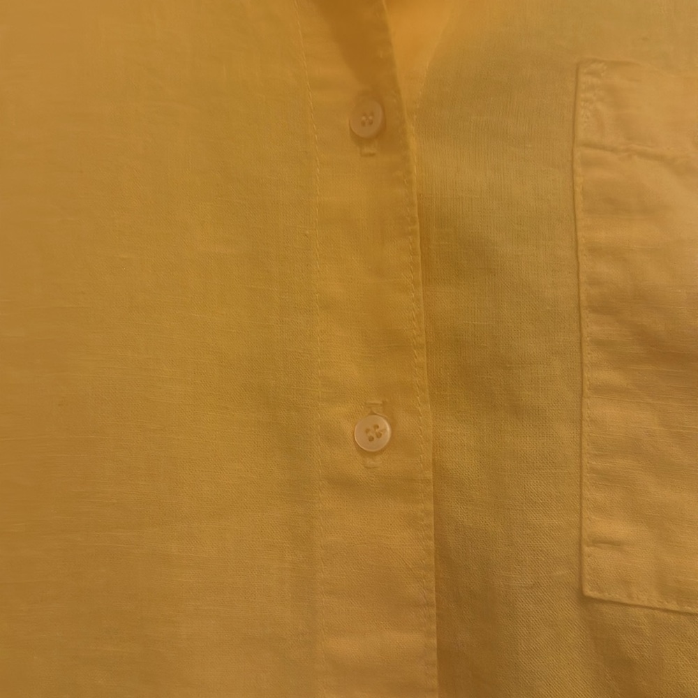 Stateside Oversized Linen Button down NWT - Picture 4 of 7